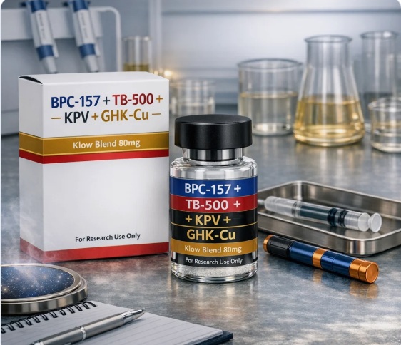 BPC-157 + TB-500 + KPV + GHK-Cu (Klow Blend 80mg) for sale